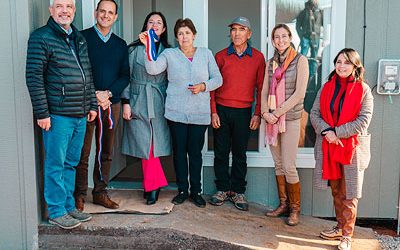 Empresa Patagual Home entregó vivienda definitiva en Santa Juana