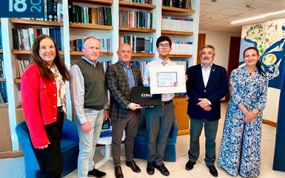 Grupo Alerce reconoce alumno destacado de liceo técnico-profesional Jorge Sánchez Ugarte