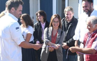 Empresa TecnoPanel entregó viviendas definitivas para la reconstrucción en Tomé