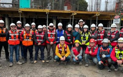 Círculo de Seguridad destacó buenas prácticas preventivas en visita a obra